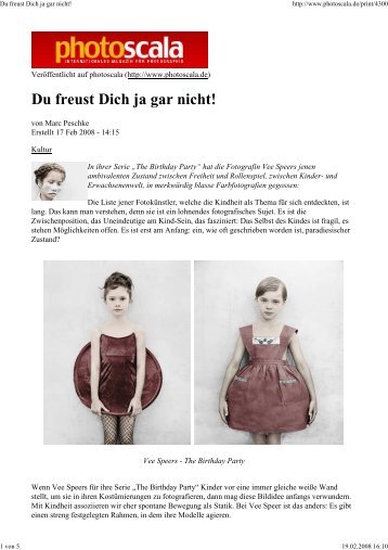 Du freust Dich ja gar nicht!, Marc Peschke - Galerie | Anita Beckers