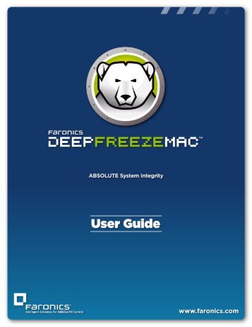 Faronics Deep Freeze Mac ARD User Guide