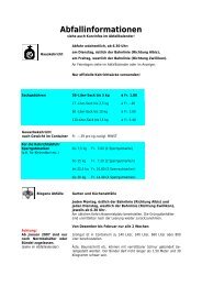 Abfallinformationen - Gemeinde Affoltern am Albis