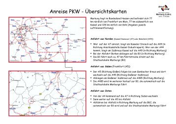 obigen Anfahrtsbeschreibungen in einem Dokument (ausser ... - BHvS