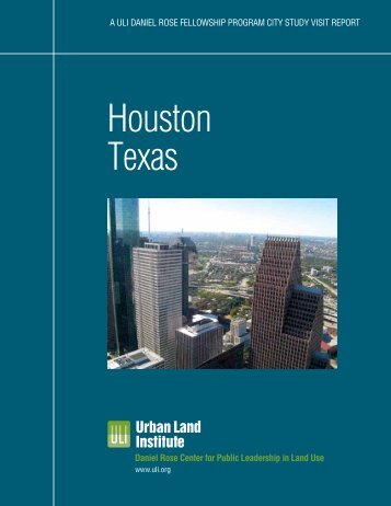Houston Texas - Urban Land Institute