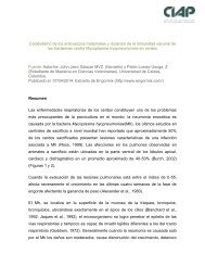 Catabolismo de los anticuerpos maternales y duracion de la inmunidad vacunal de las bacterias contra Mycoplasma hyopneumoniae en cerdos