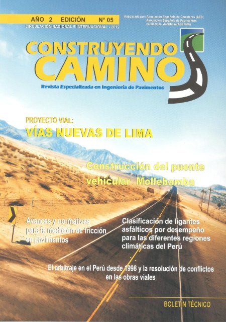 Revista Construyendo Camino - Colegio de Ingenieros del PerÃº