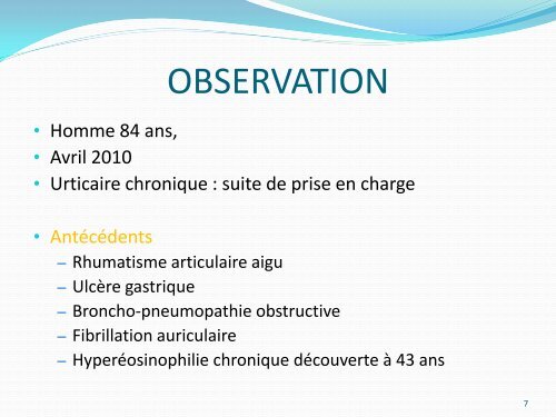 Syndrome de Schnitzler - UMFCS Bordeaux Segalen