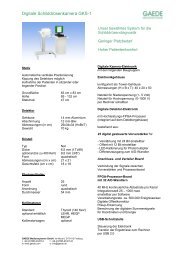 Digitale Schilddrüsenkamera GKS-1 - gaede