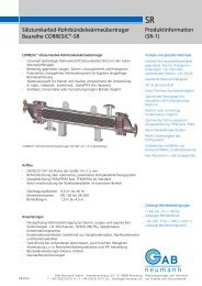 Siliziumkarbid-Rohrbündelwärmeübertrager ... - GAB Neumann Gmbh