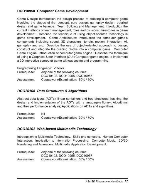 S tudent H andbookk - Division of Applied Science and Technology