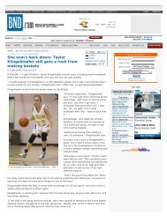 Taylor Klingelhoefer - OTHS Lady Panthers Basketball