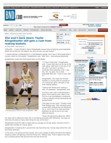Taylor Klingelhoefer - OTHS Lady Panthers Basketball