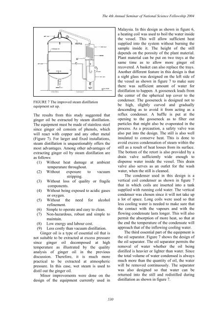 [ED04] Process design of hydro-distillation in ginger oil ... - USM