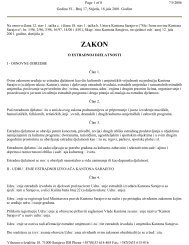 Zakon o estradnoj djelatnosti KS - Ministarstvo kulture i sporta ...