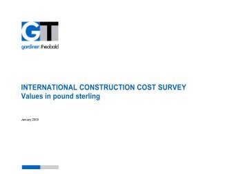 INTERNATIONAL CONSTRUCTION COST ... - Gardiner & Theobald