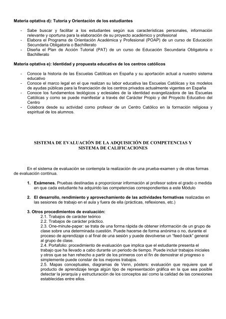 COMPETENCIAS Y SU EVALUACIÃN MÃSTER ... - UPCO