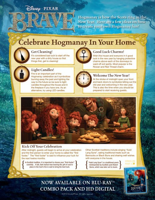 Celebrate Hogmanay In Your Home