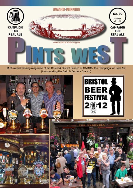 Pints West 92, Winter 2011 - Bristol & District CAMRA