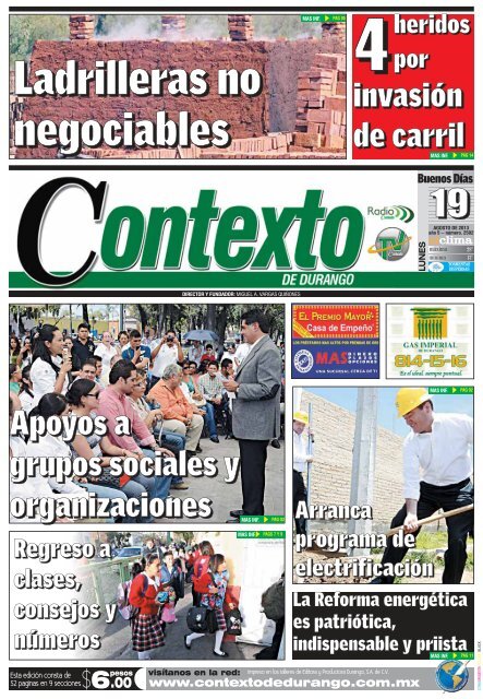 19/08/2013 - Contexto de Durango