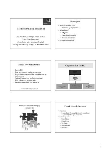 Medicinering og hovedpine - Fagforum for Muskuloskeletal Fysioterapi