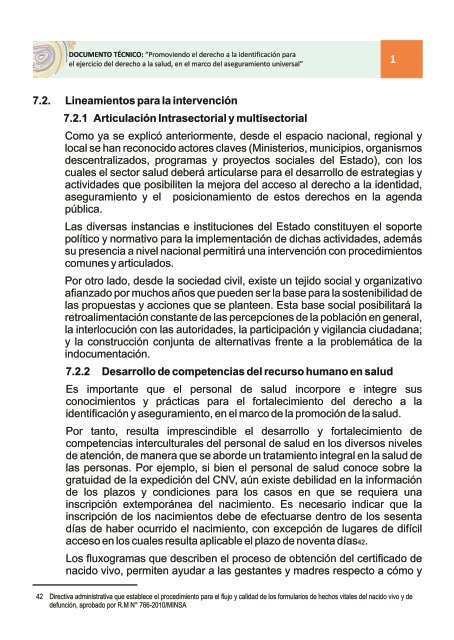 DOCUMENTO TECNICO - Bvs.minsa.gob.pe - Ministerio de Salud