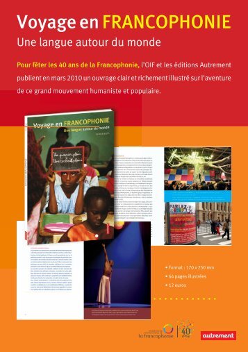 commander le livre - Organisation internationale de la Francophonie