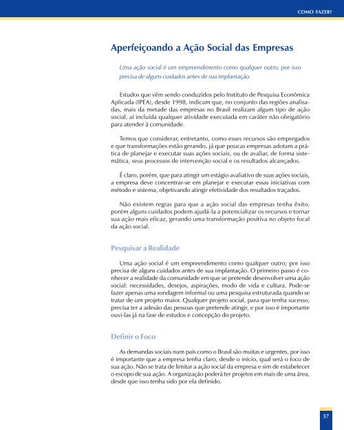 Responsabilidade Social Empresarial - CNI