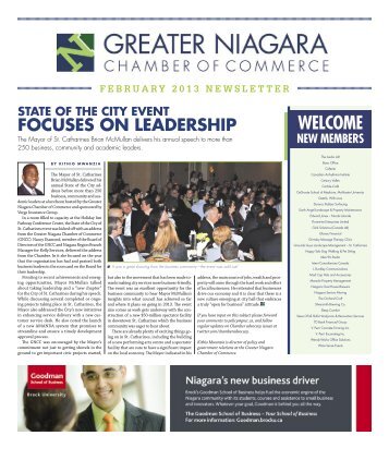 state of the city st. catharines - The Business Link Niagara