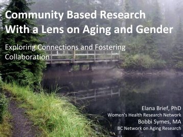 Community-based Research - Fraser Health Authority