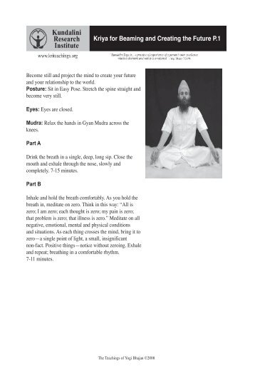 Kriya for Beaming and Creating the Future P.1 - Pinklotus