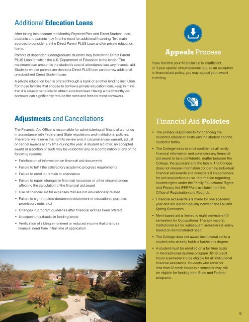 Financial Aid Handbook - Elizabethtown College