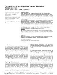 The chest wall in acute lung injury/acute respiratory distress syndrome