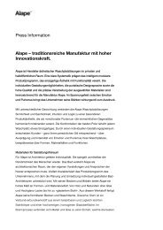 traditionsreiche Manufaktur mit hoher Innovationskraft. - Alape