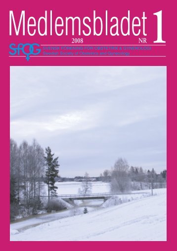 Medlemsblad 1 2008 - SFOG