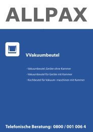 Technischer Großhandel - Vakuumbeutel