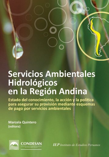 Servicios Ambientales Hidrológicos en la Región Andina - InfoAndina