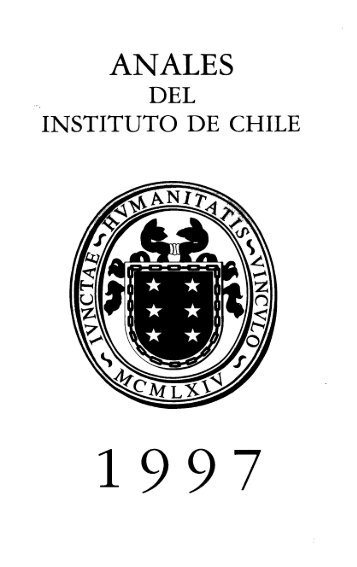 ANALES - Instituto de Chile