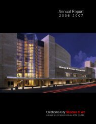 Annual Report - Oklahoma City Museum of Art