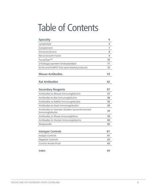 Mouse and Rat Reagents