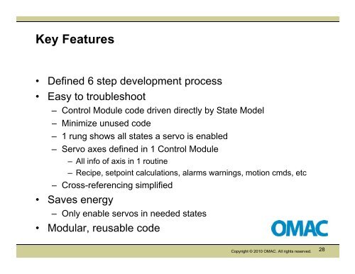 OMAC PackML Implementation Guide - ARC Advisory Group