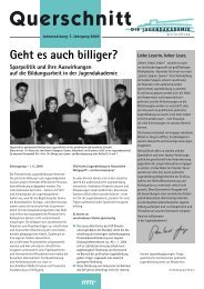 Ausgabe 2003 - Jugendakademie Walberberg
