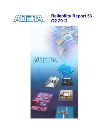Reliability Report 53 - Altera