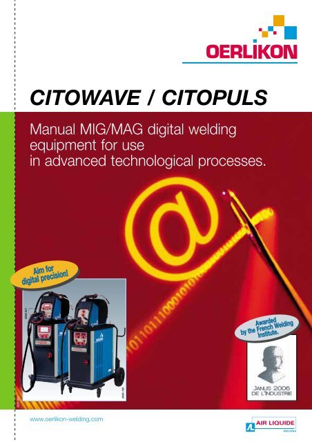 CITOWAVE / CITOPULS - Oerlikon Servicios > Welding Assistance