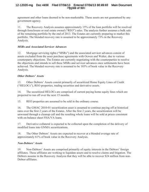 No. 4436 Witness statement of John S. Dubel - ResCap RMBS ...