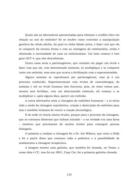 ComissÃ£o Especial sobre a pesquisa das CÃ©lulas-Tronco