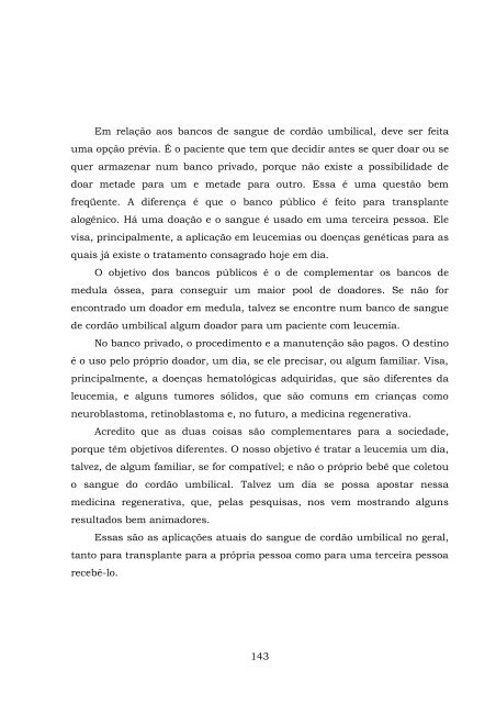 ComissÃ£o Especial sobre a pesquisa das CÃ©lulas-Tronco