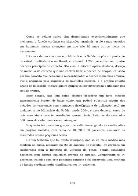 ComissÃ£o Especial sobre a pesquisa das CÃ©lulas-Tronco