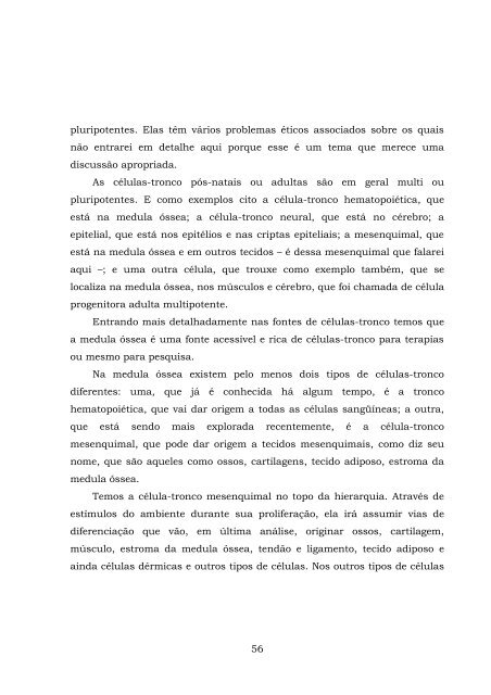 ComissÃ£o Especial sobre a pesquisa das CÃ©lulas-Tronco