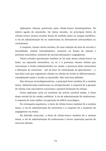 ComissÃ£o Especial sobre a pesquisa das CÃ©lulas-Tronco