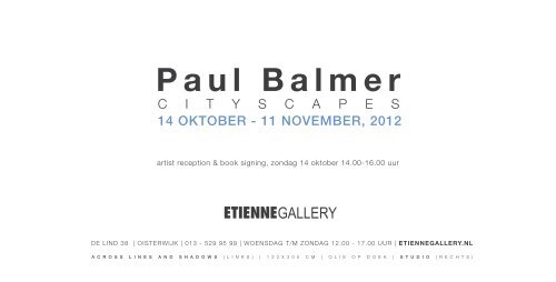 Paul Balmer - Etienne Gallery