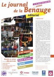 Journal Bastide Benauge nÂ°08 - Association des centres d ...