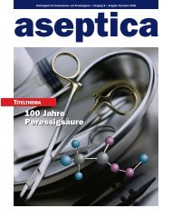 Das Fachmagazin für Krankenhaus - aseptica