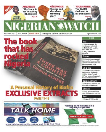 November 2012 - Nigerian Watch